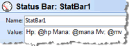 Status bar item