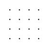 Rectangular grid of dots