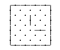 Breaks centered on dots