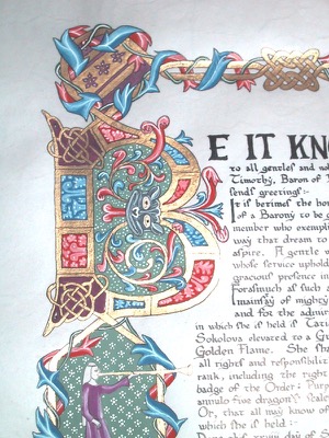 Detail of B