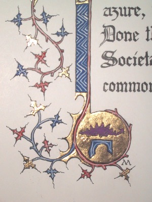 Detail of badge