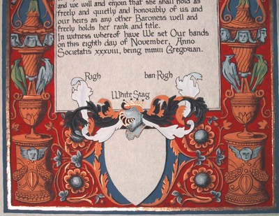 Detail of arms