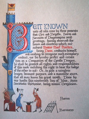 Gentle Dragon for Mael Marden (Dane)