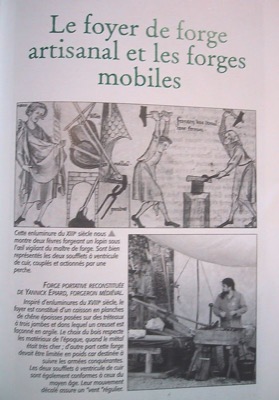 Picture of a medieval forge from La Forge